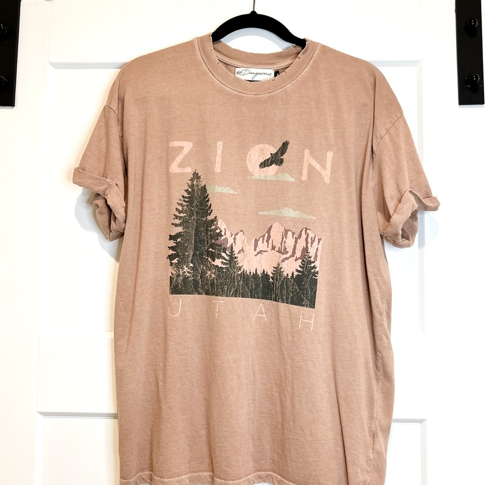 Zion Girl Dangerous Free People Oversized Tee